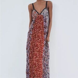 ZARA PRINTED DRESS ZW COLLECTION
